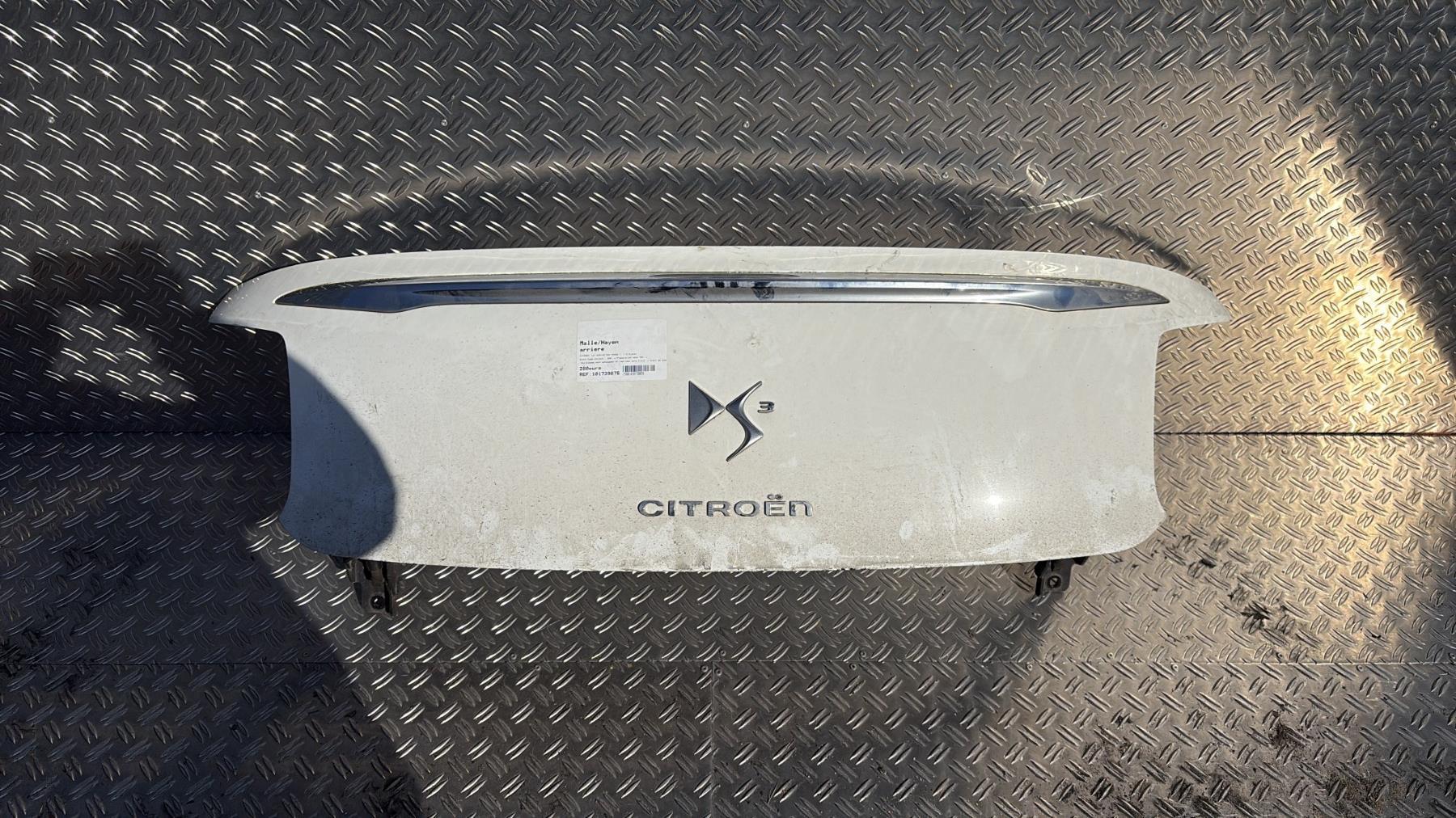 Malle/Hayon arriere - CITROEN DS3 PHASE 1 (2013)