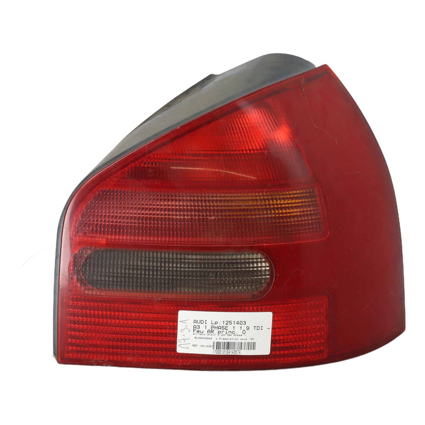 Feu arriere principal droit (feux) - AUDI A3 1 PHASE 1