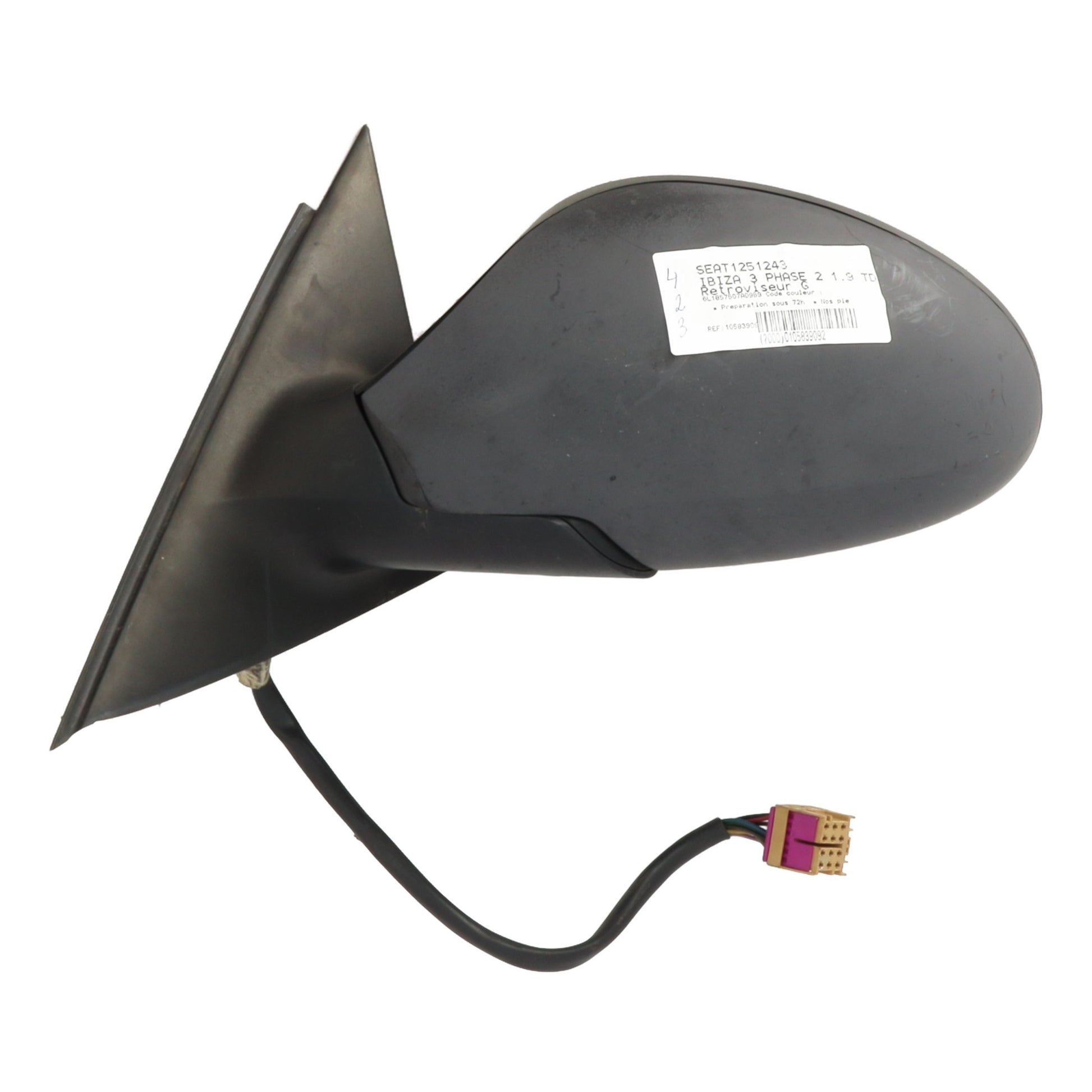 Retroviseur gauche - SEAT IBIZA 3 PHASE 2 (2007)
