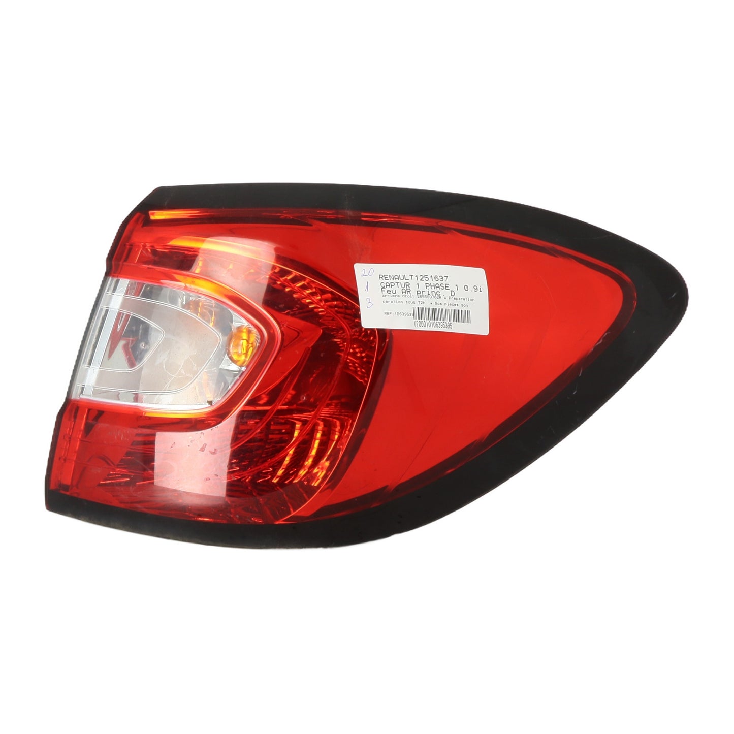 Feu arriere principal droit (feux) - RENAULT CAPTUR 1 PHASE 1