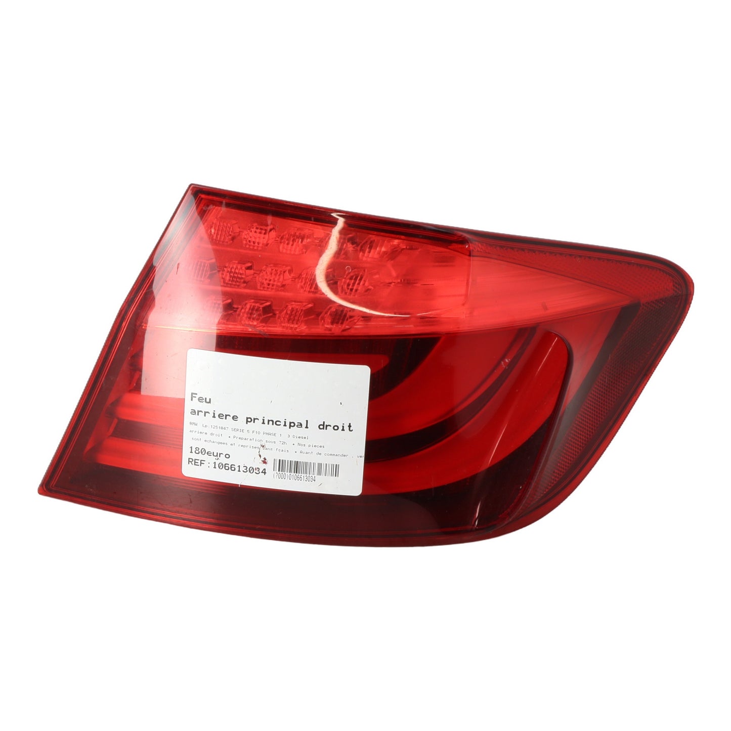 Feu arriere principal droit (feux) - BMW SERIE 5 F10 PHASE 1
