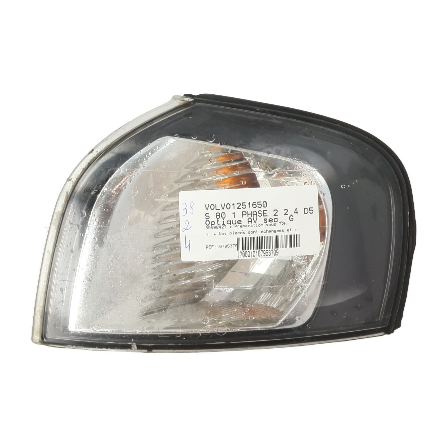Optique avant secondaire gauche (feux)(clignotant) - VOLVO S 80 1 PHASE 2