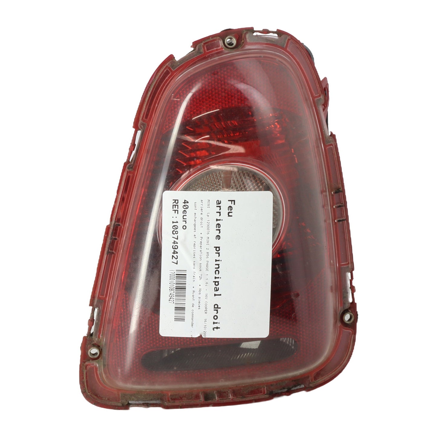 Feu arriere principal droit (feux) - MINI MINI 2 R56 PHASE 1