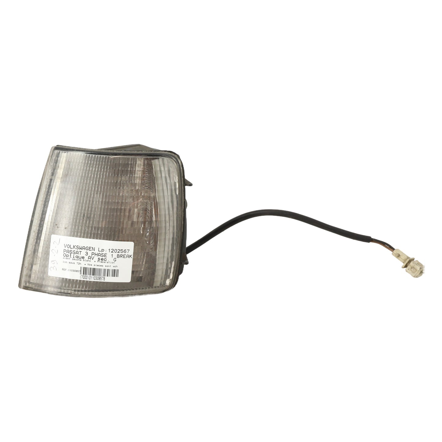 Optique avant secondaire gauche (feux)(clignotant) - VOLKSWAGEN PASSAT 3 PHASE 1 BREAK