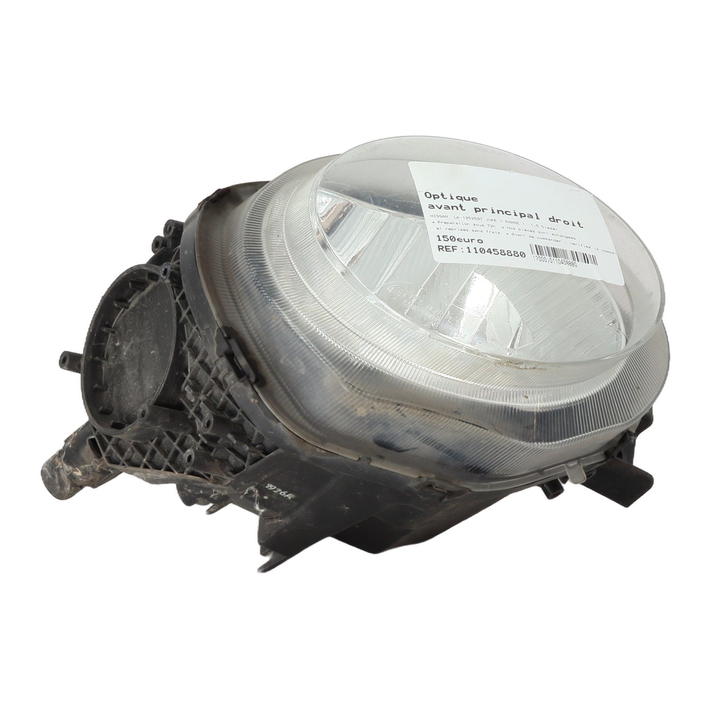 Optique avant principal droit (feux)(phare) - NISSAN JUKE 1 PHASE 1