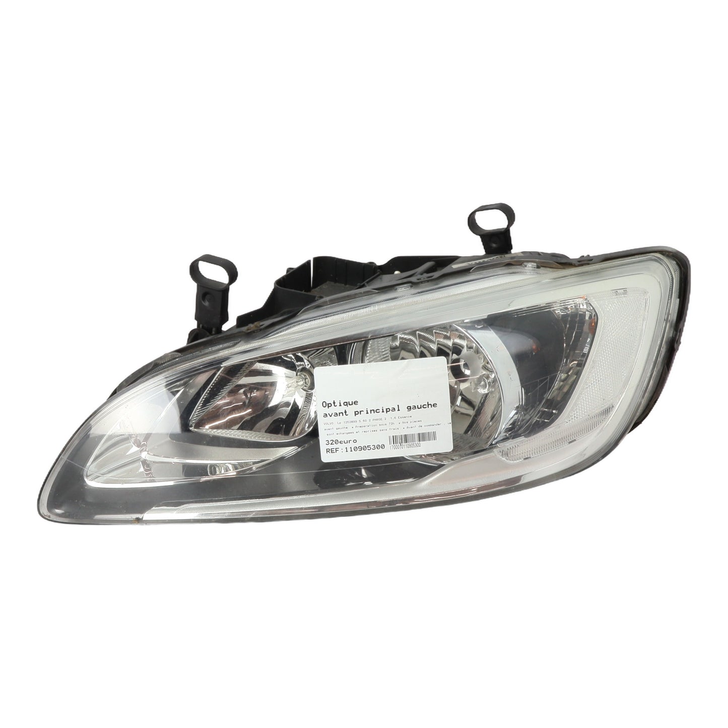Optique avant principal gauche (feux)(phare) - VOLVO S 60 2 PHASE 2