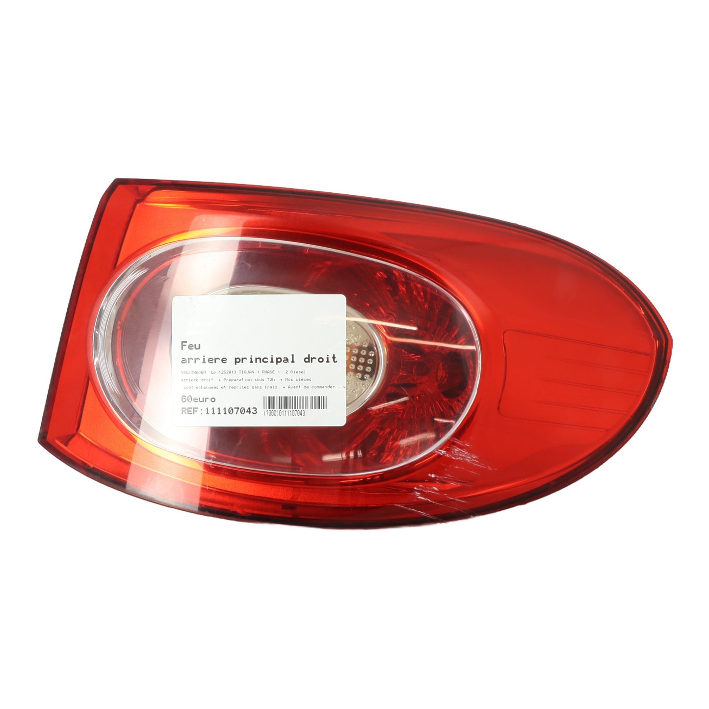 Feu arriere principal droit (feux) - VOLKSWAGEN TIGUAN 1 PHASE 1