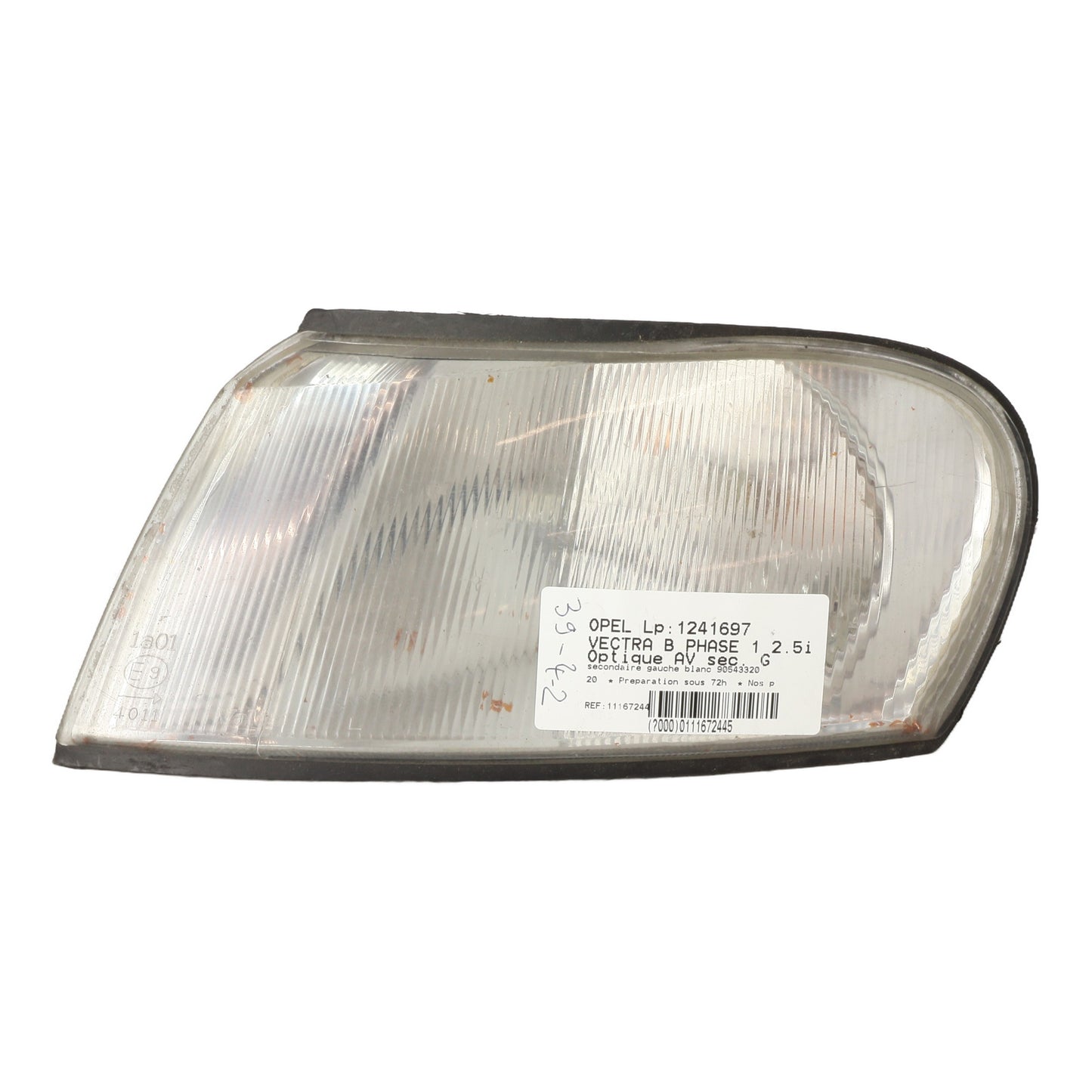 Optique avant secondaire gauche (feux)(clignotant) - OPEL VECTRA B PHASE 1