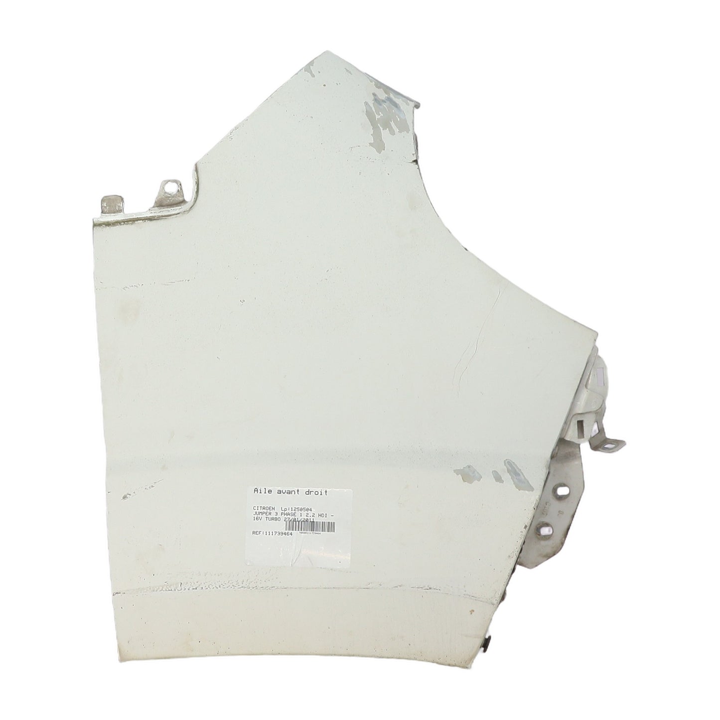 Aile avant droit - CITROEN JUMPER 3 PHASE 1 (2011)