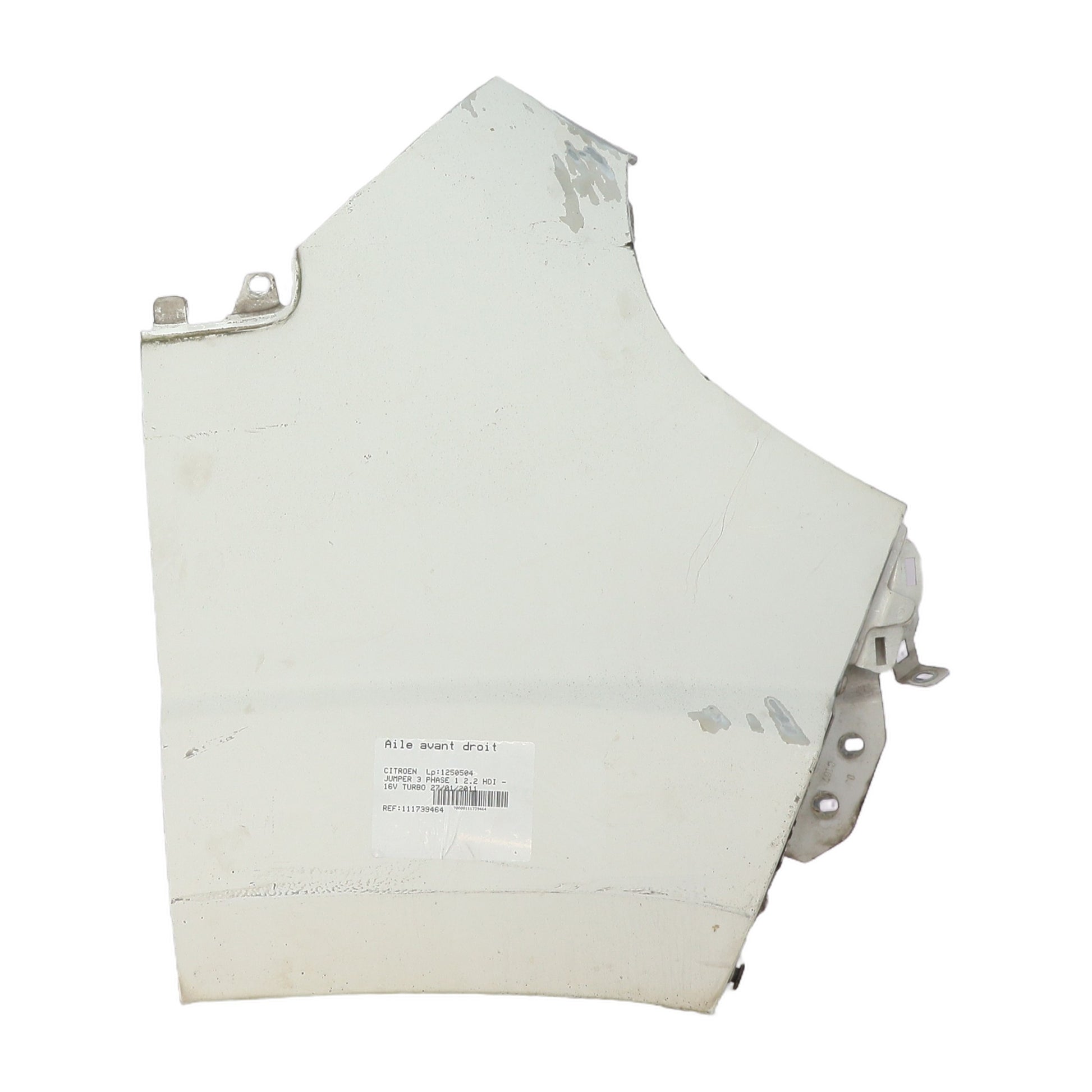 Aile avant droit - CITROEN JUMPER 3 PHASE 1 (2011)