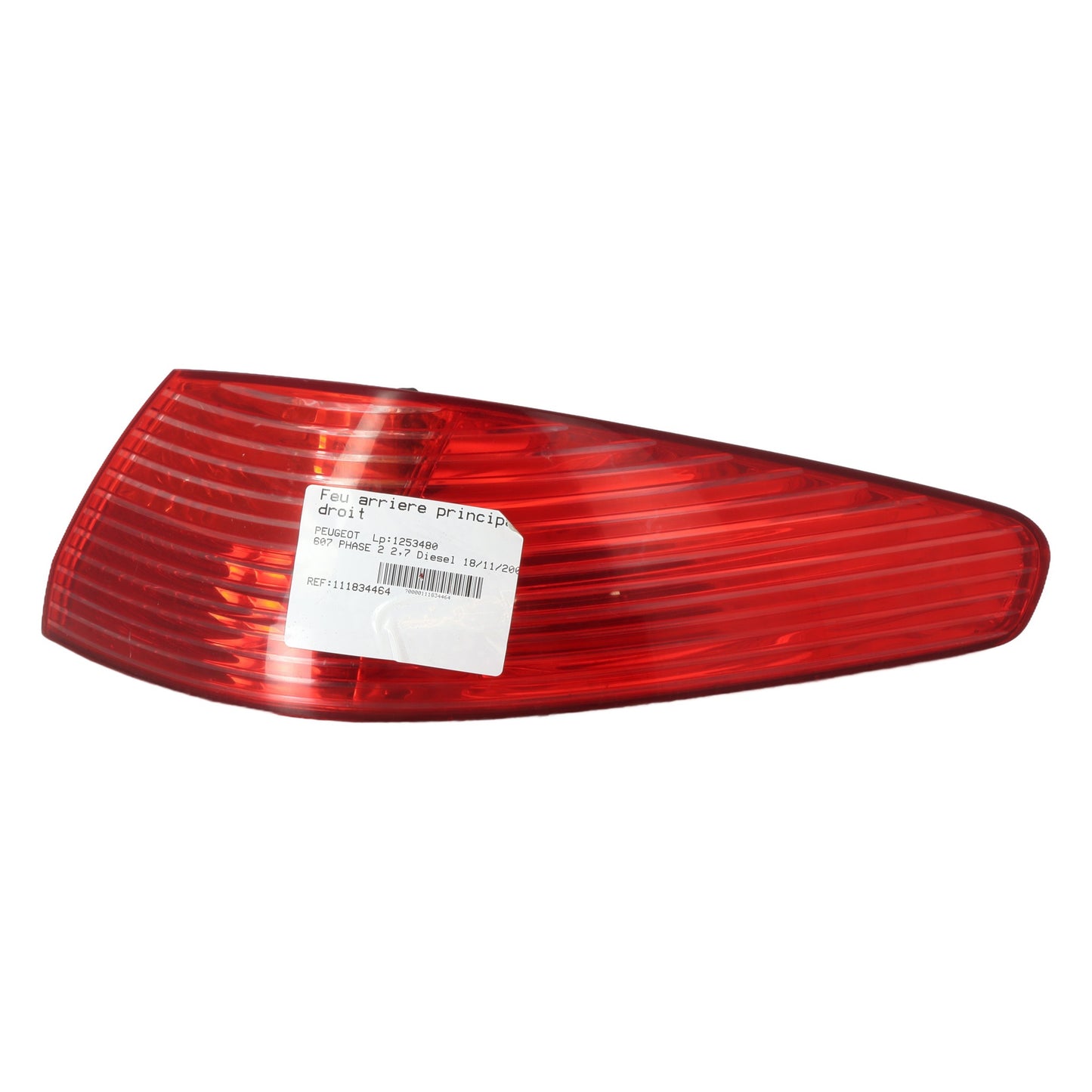 Feu arriere principal droit (feux) - PEUGEOT 607 PHASE 2