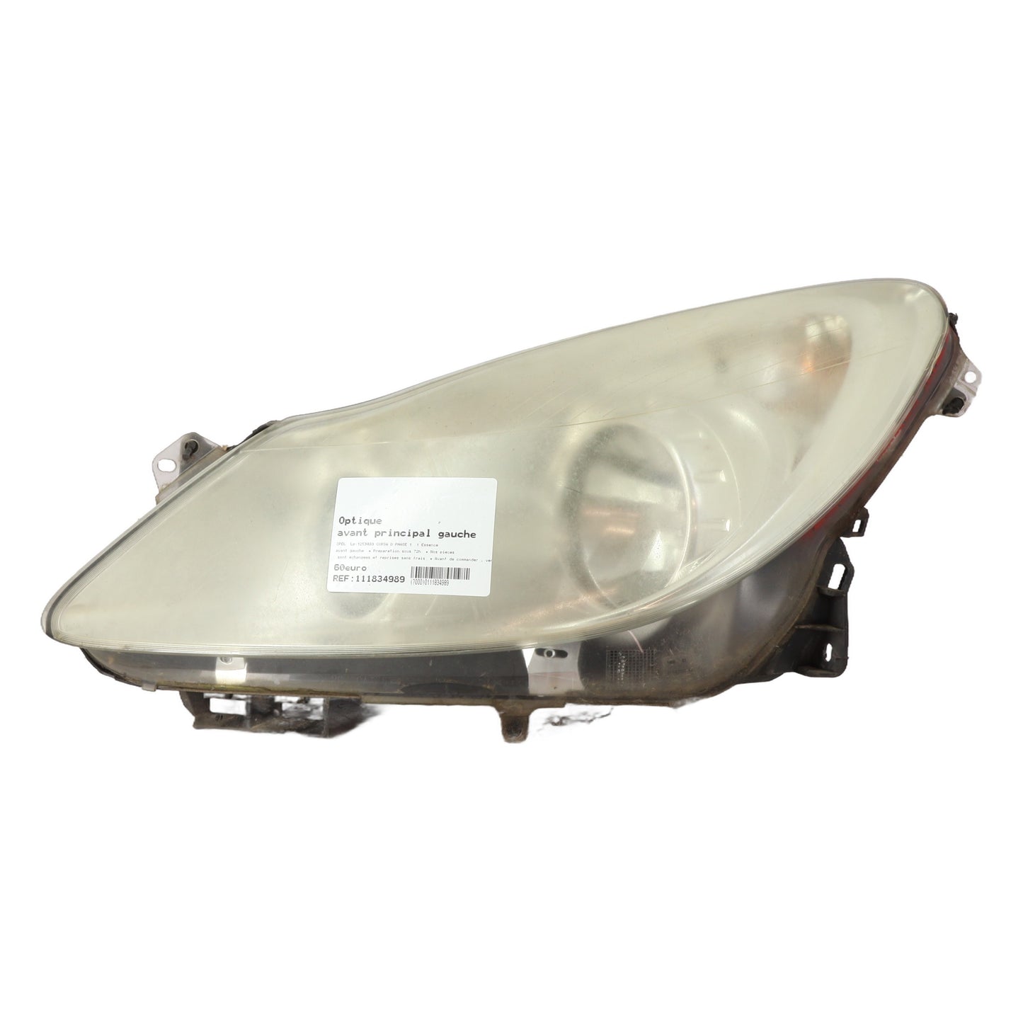 Optique avant principal gauche (feux)(phare) - OPEL CORSA D PHASE 1