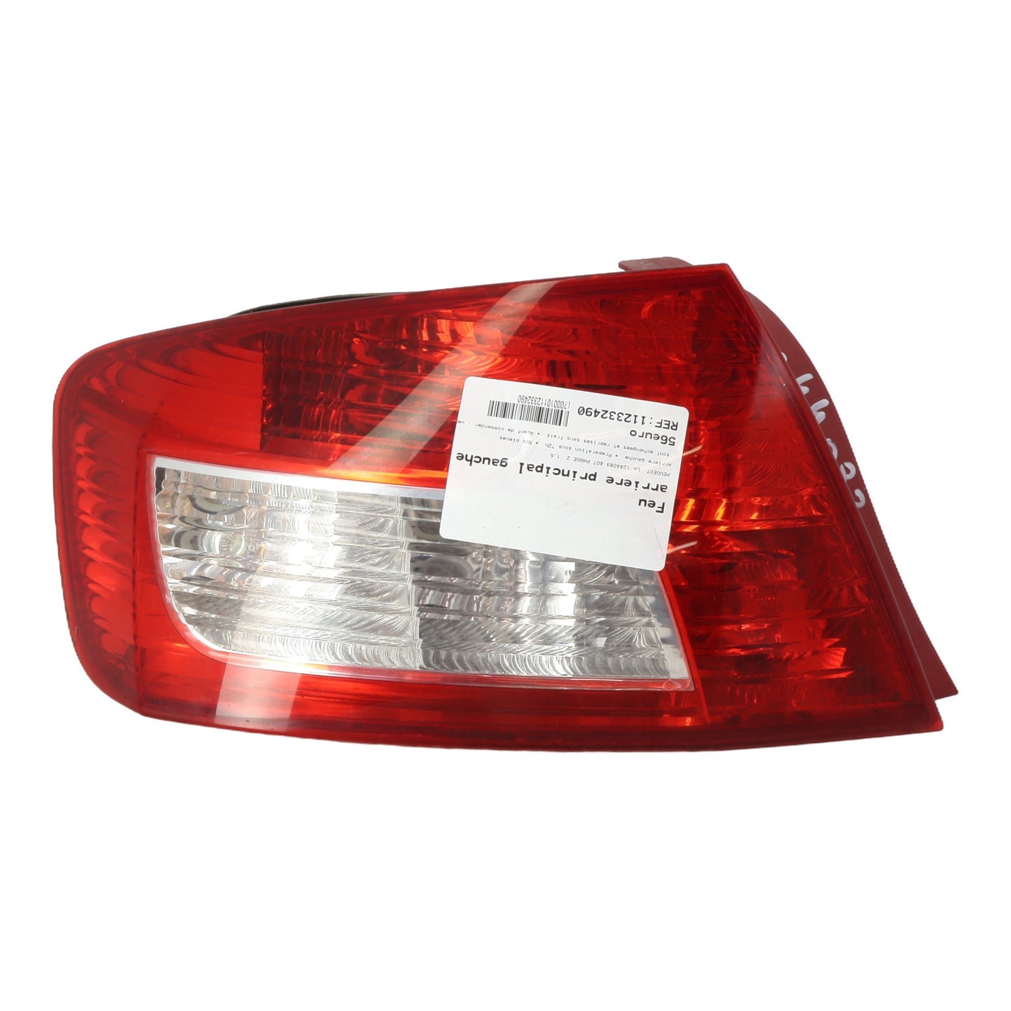 Feu arriere principal gauche (feux) - PEUGEOT 407 PHASE 2