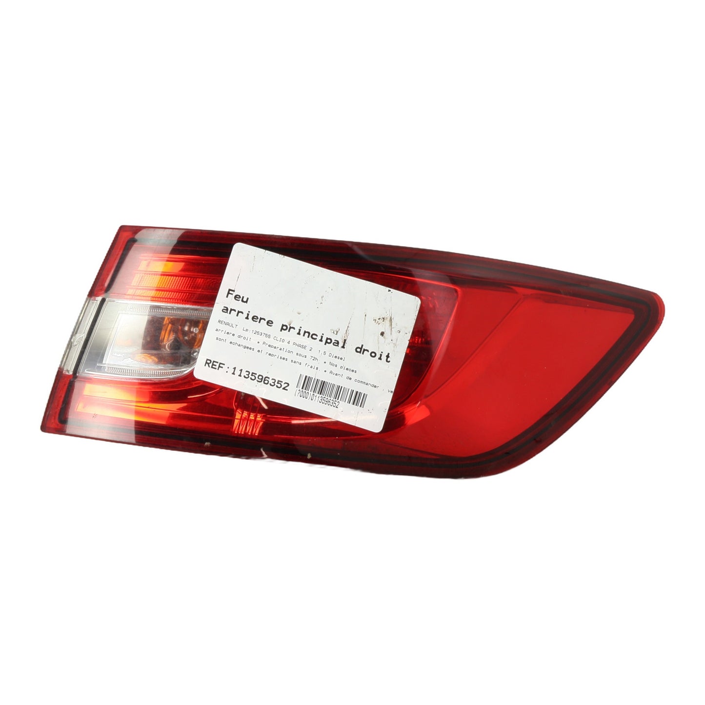 Feu arriere principal droit (feux) - RENAULT CLIO 4 PHASE 2