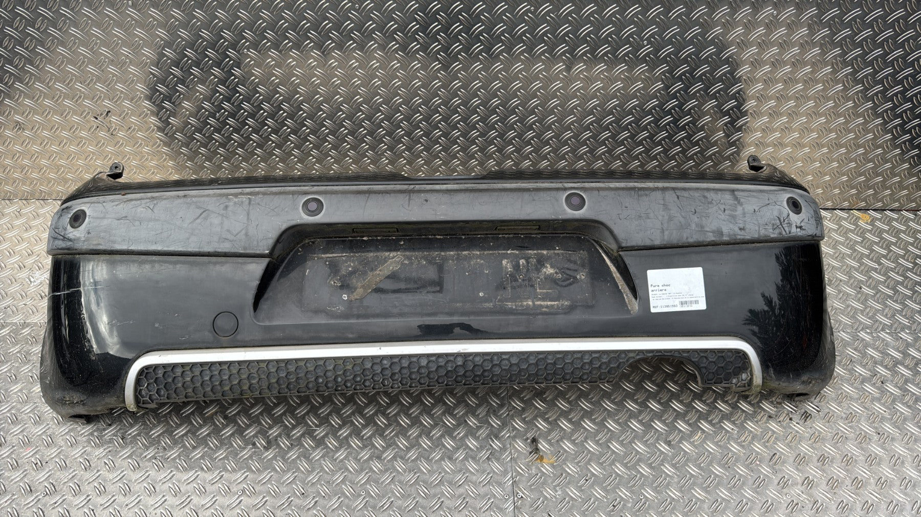 Pare choc arriere - PEUGEOT 1007 2009.0