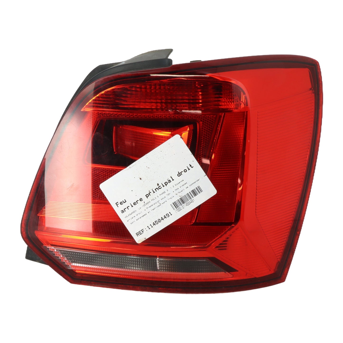 Feu arriere principal droit (feux) - VOLKSWAGEN POLO 5 PHASE 2