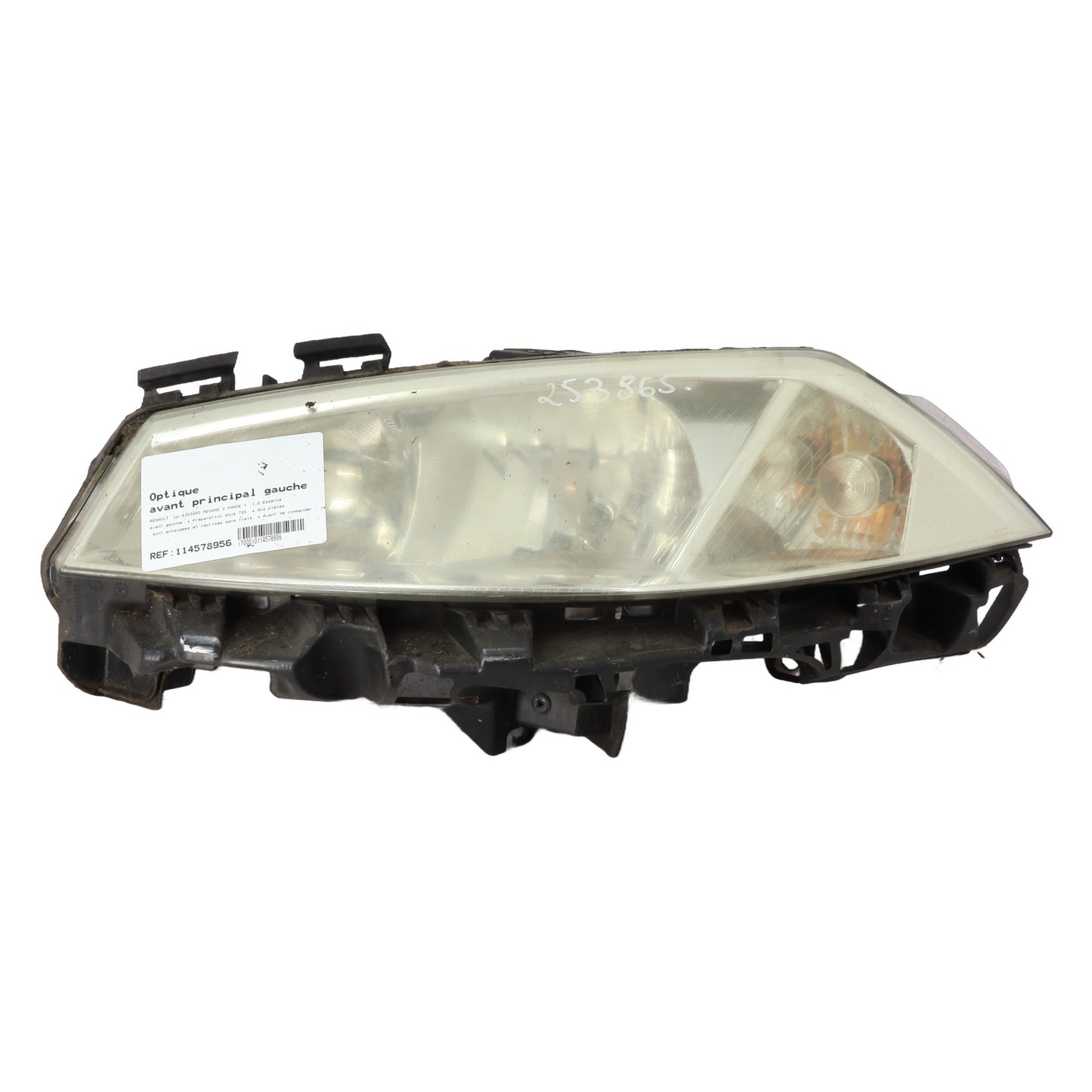 Optique avant principal gauche (feux)(phare) - RENAULT MEGANE 2 PHASE 1