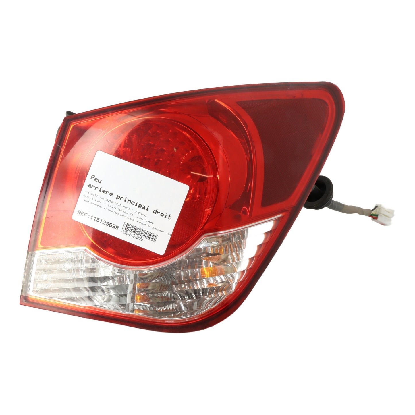 Feu arriere principal droit (feux) - CHEVROLET CRUZE PHASE 1