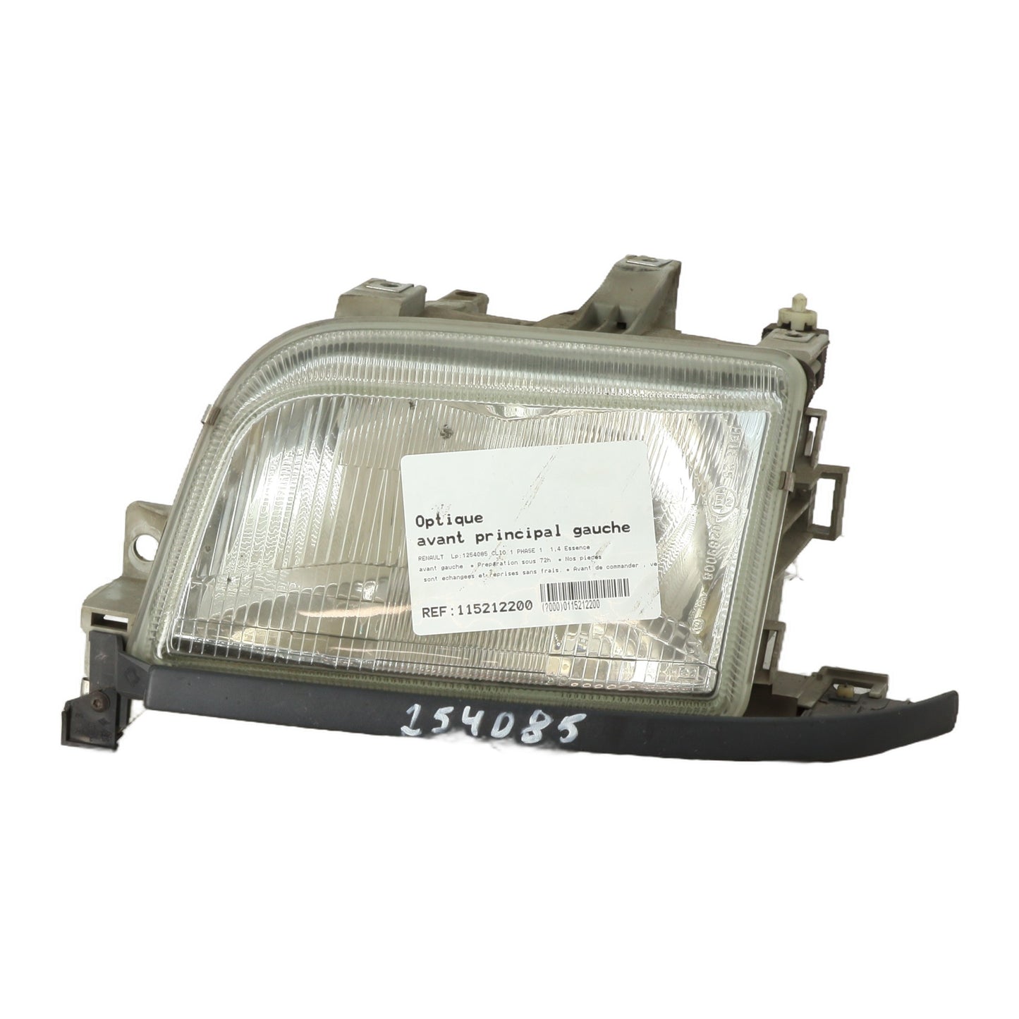 Optique avant principal gauche (feux)(phare) - RENAULT CLIO 1 PHASE 1