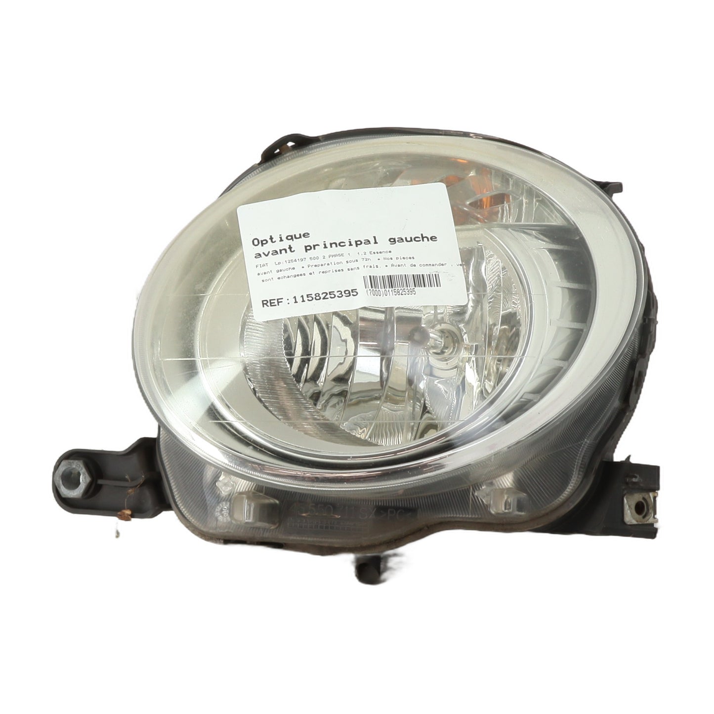 Optique avant principal gauche (feux)(phare) - FIAT 500 2 PHASE 1