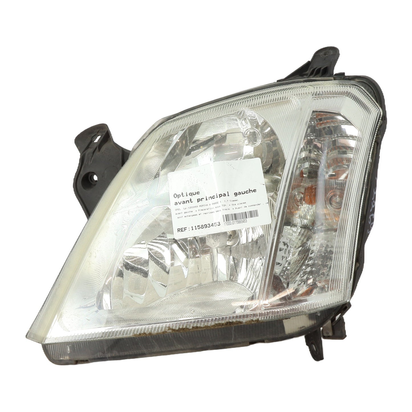 Optique avant principal gauche (feux)(phare) - OPEL MERIVA A PHASE 1