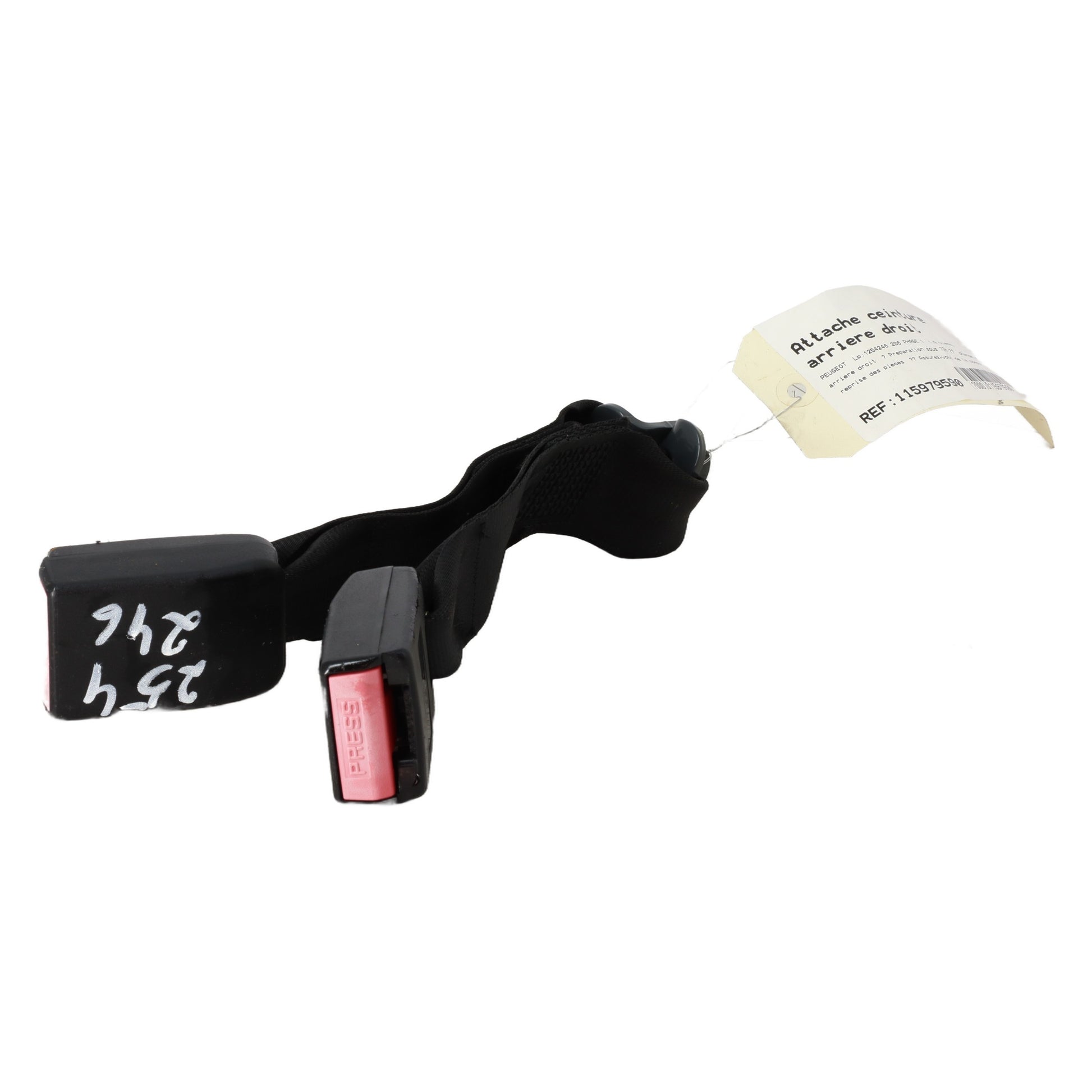 Attache ceinture arriere droit