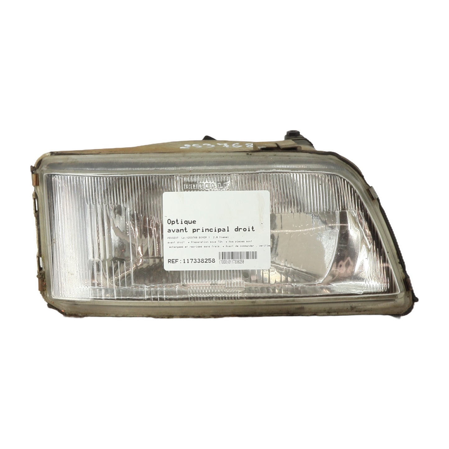 Optique avant principal droit (feux)(phare) - PEUGEOT BOXER 1