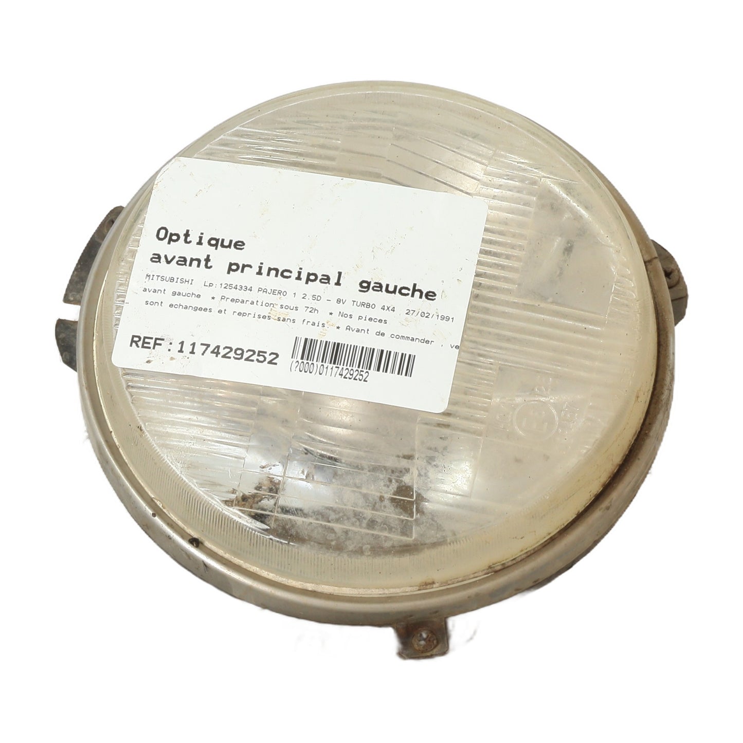 Optique avant principal gauche (feux)(phare) - MITSUBISHI PAJERO 1