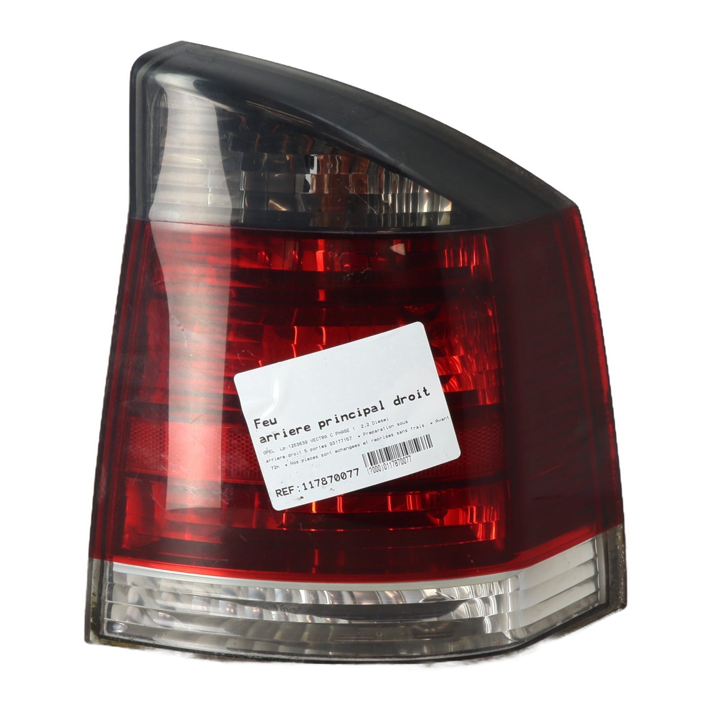 Feu arriere principal droit (feux) - OPEL VECTRA C PHASE 1