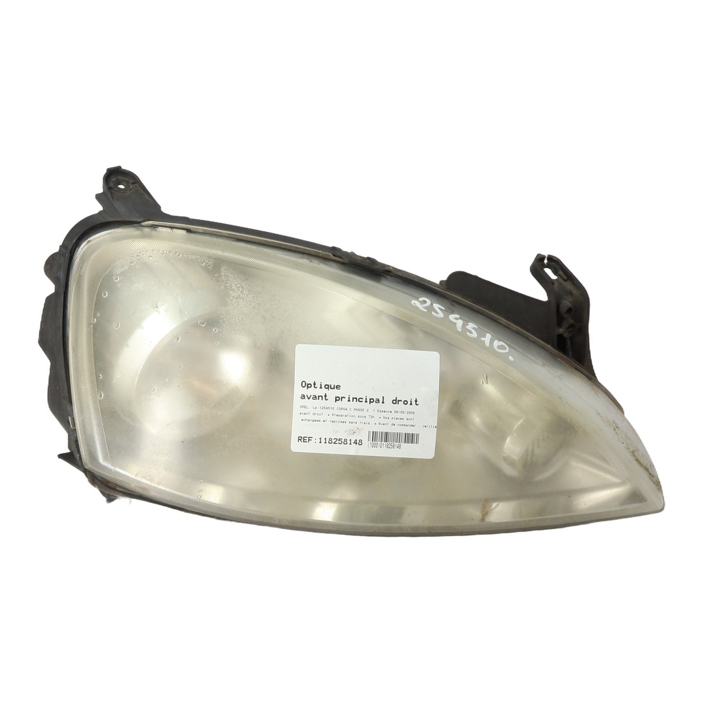 Optique avant principal droit (feux)(phare) - OPEL CORSA C PHASE 2