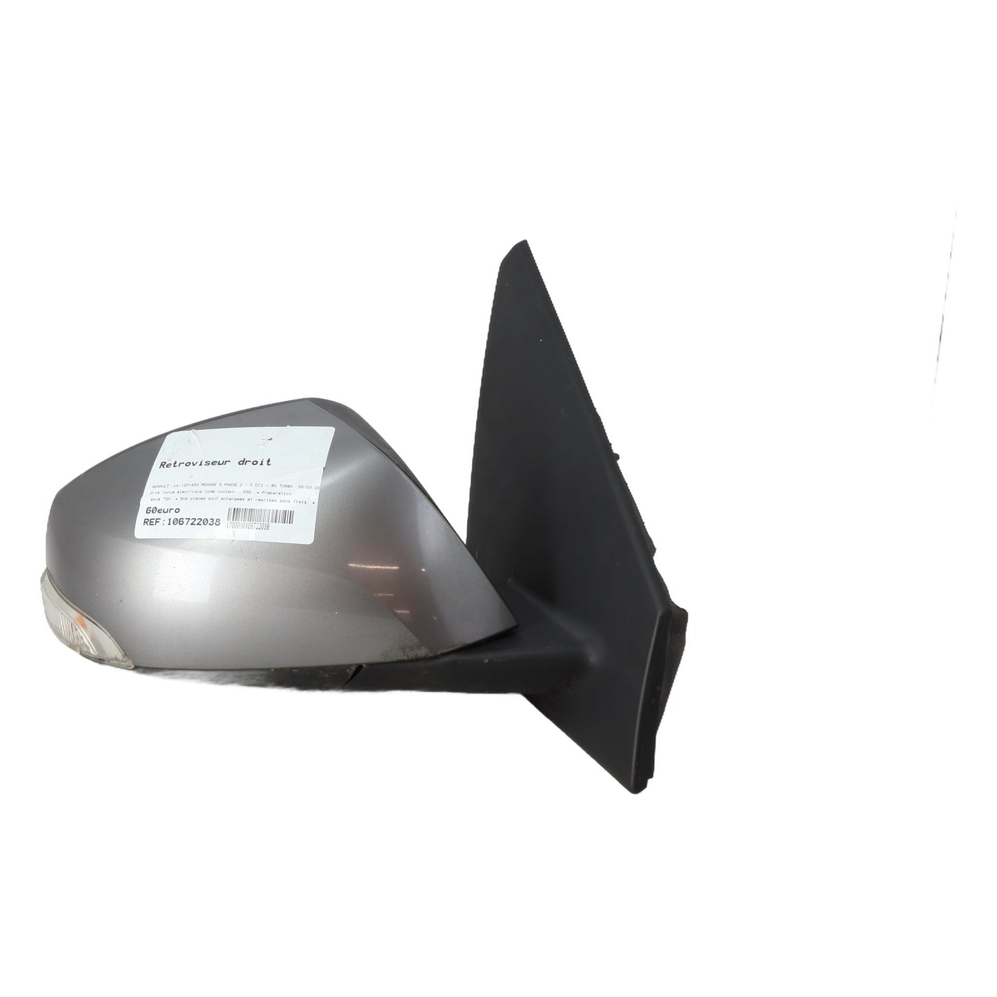 Retroviseur droit - RENAULT MEGANE 3 PHASE 2 (2012)