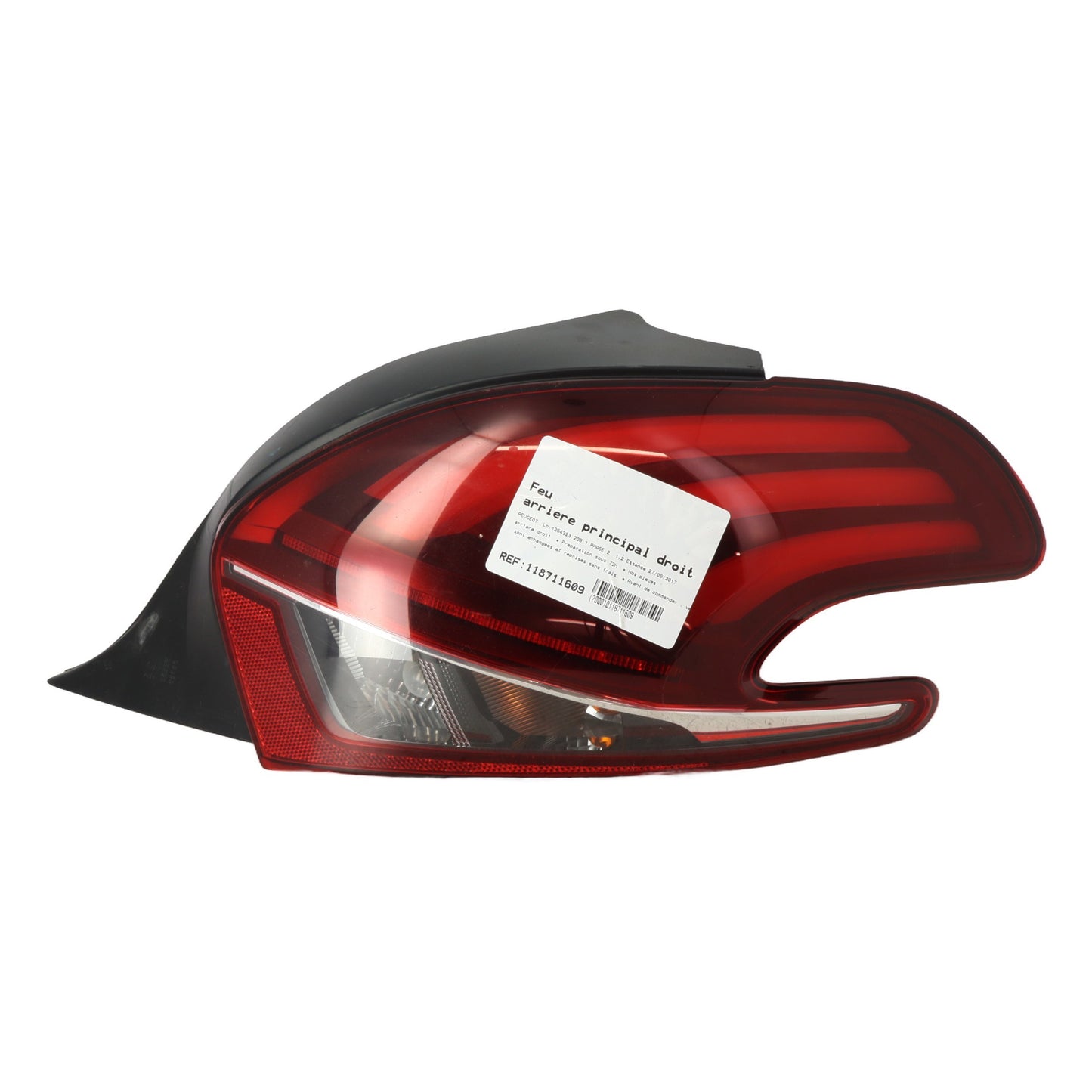 Feu arriere principal droit (feux) - PEUGEOT 208 1 PHASE 2