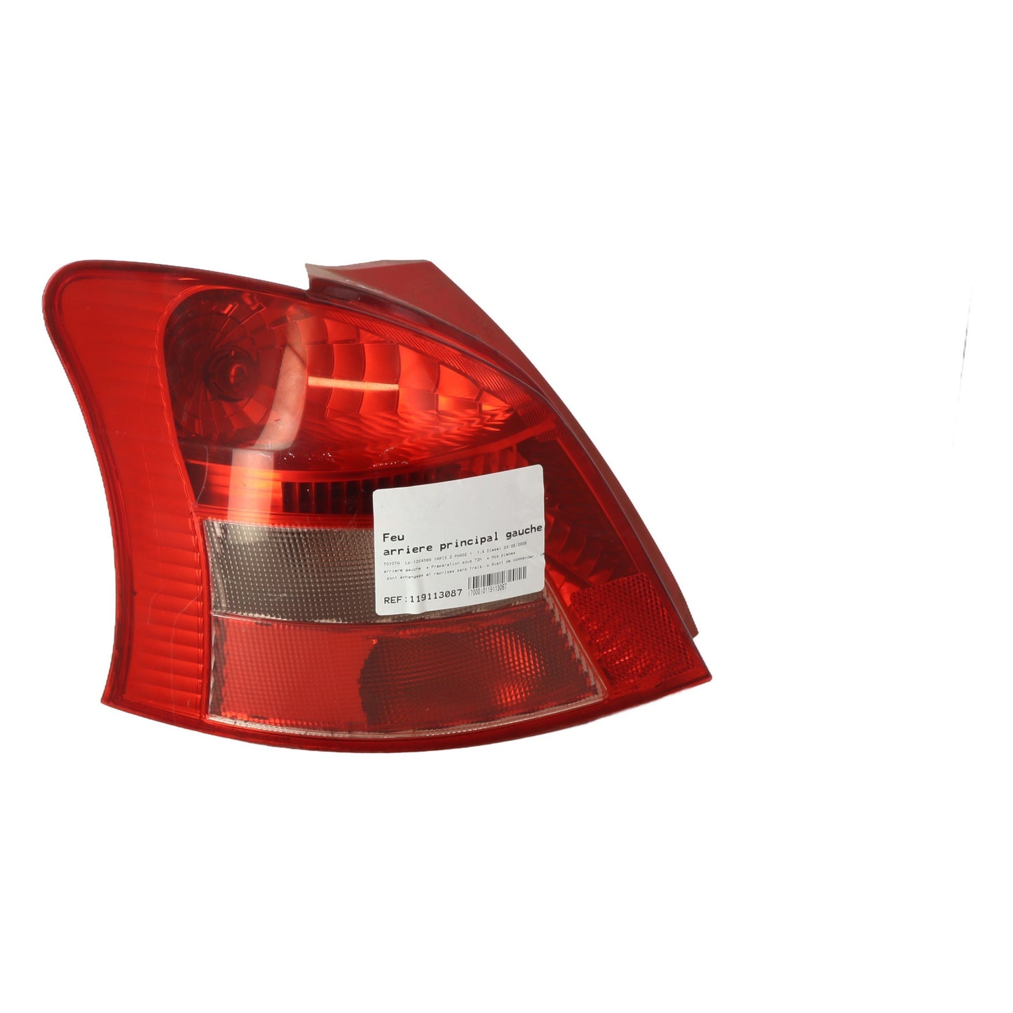 Feu arriere principal gauche (feux) - TOYOTA YARIS 2 PHASE 1