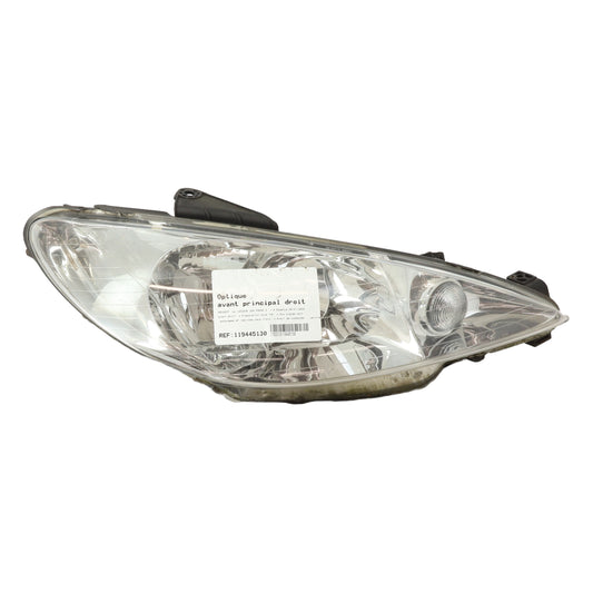 Optique avant principal droit (feux)(phare) - PEUGEOT 206 PHASE 2