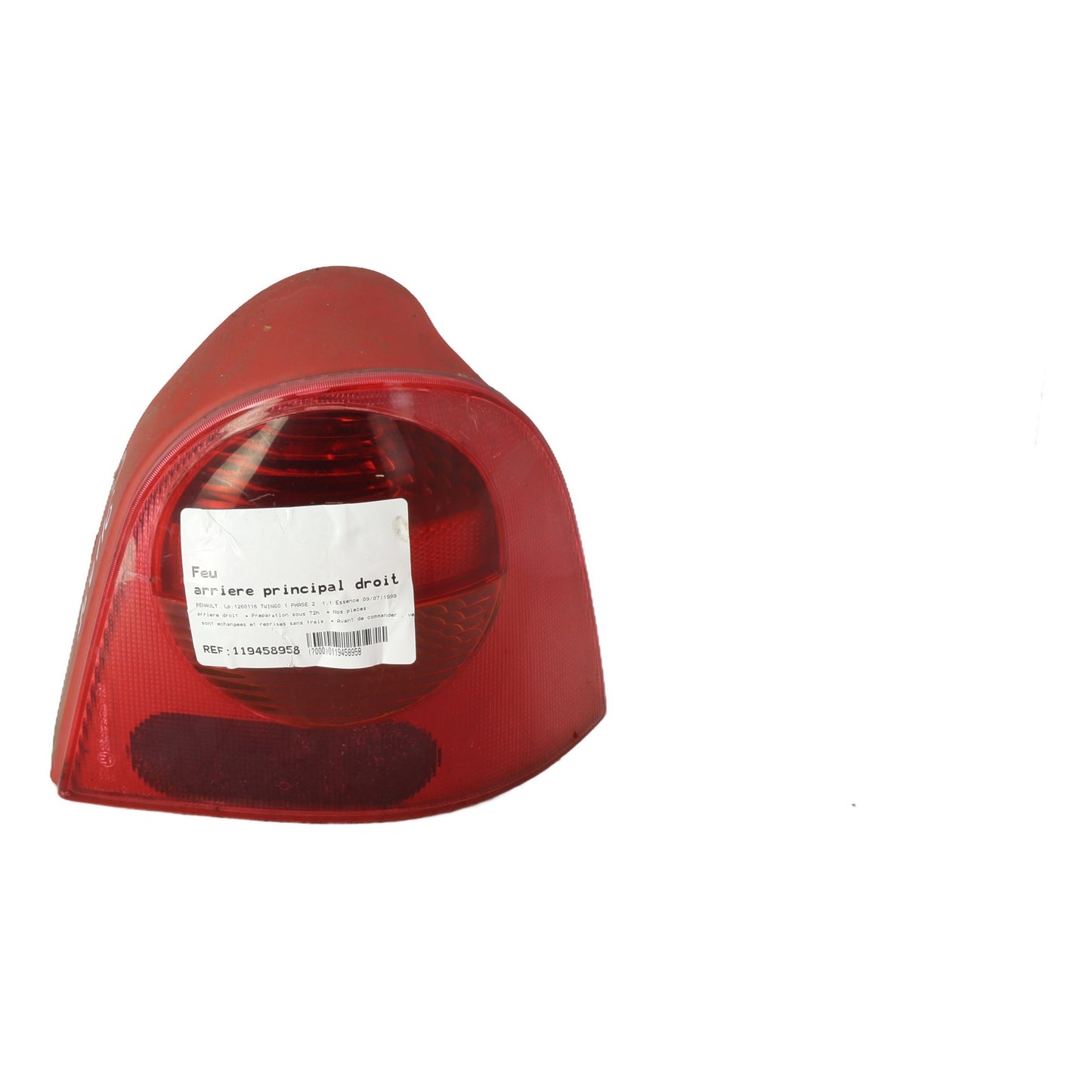 Feu arriere principal droit (feux) - RENAULT TWINGO 1 PHASE 2