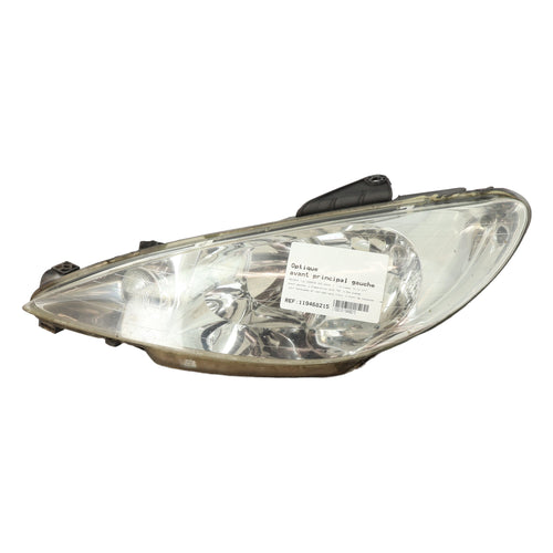 Optique avant principal gauche (feux)(phare) - PEUGEOT 206 PHASE 2