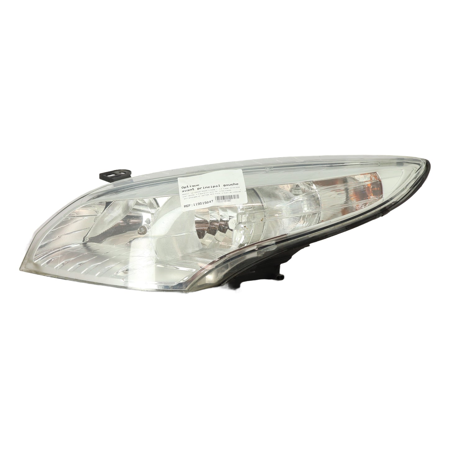 Optique avant principal gauche (feux)(phare) - RENAULT MEGANE 3 PHASE 1