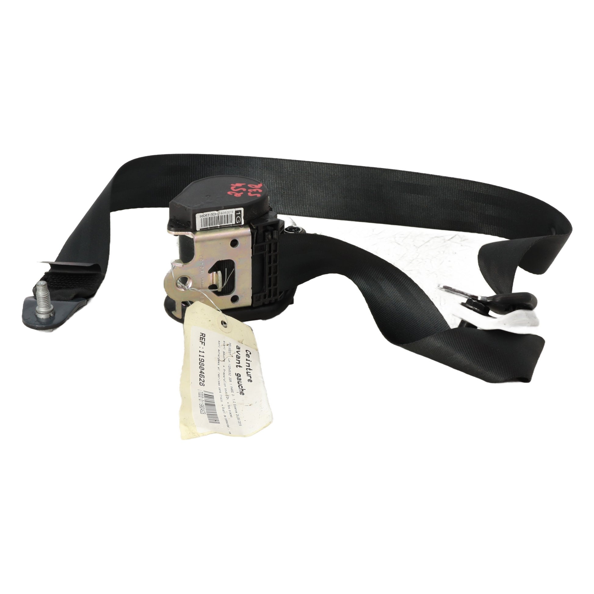 Ceinture avant gauche