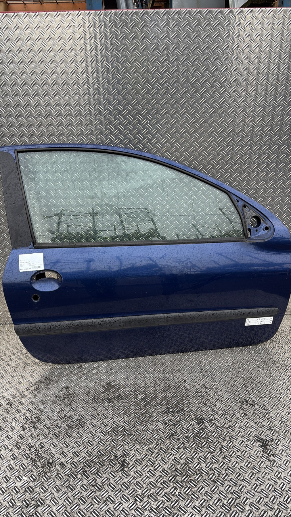 Porte avant droit - PEUGEOT 206 PHASE 1 1999.0