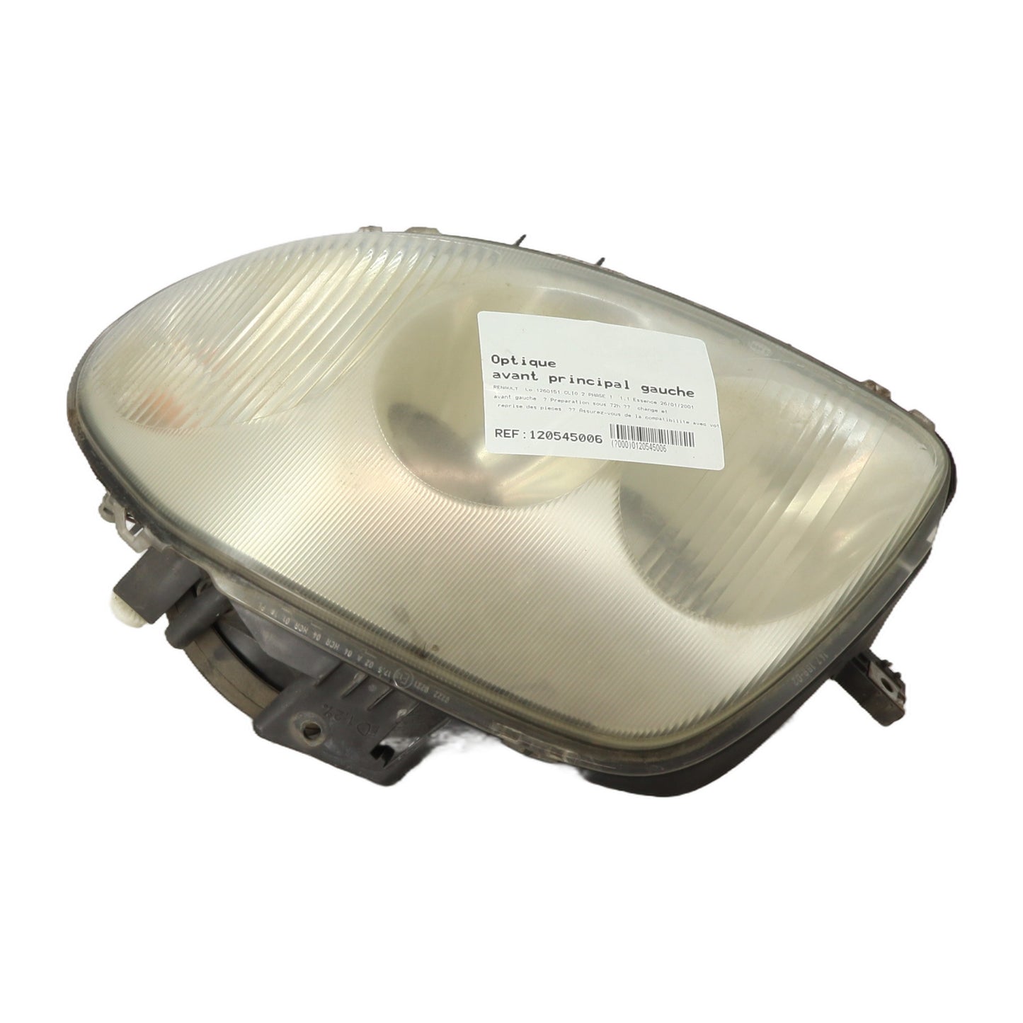Optique avant principal gauche (feux)(phare) - RENAULT CLIO 2 PHASE 1