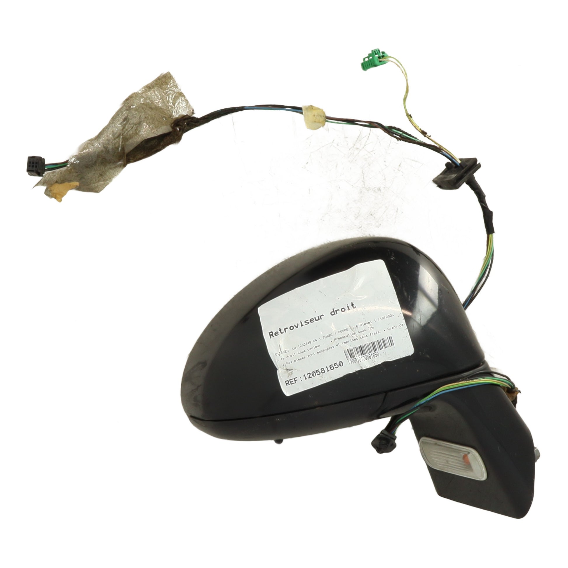 Retroviseur droit - CITROEN C4 1 PHASE 1 COUPE (2005)