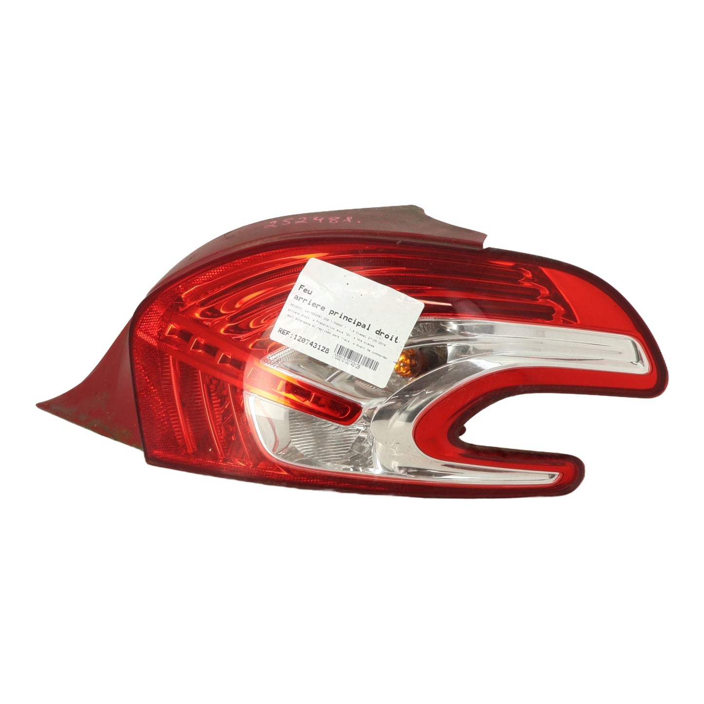 Feu arriere principal droit (feux) - PEUGEOT 208 1 PHASE 1