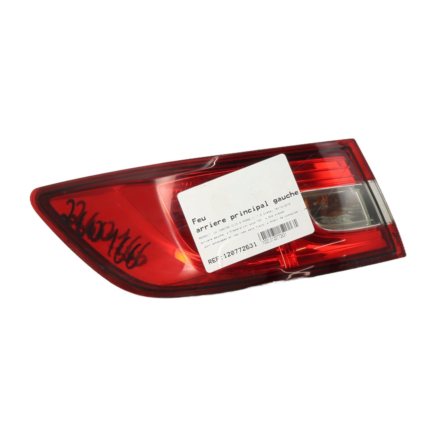 Feu arriere principal gauche (feux) - RENAULT CLIO 4 PHASE 1
