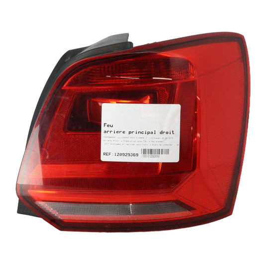 Feu arriere principal droit (feux) - VOLKSWAGEN POLO 5 PHASE 2