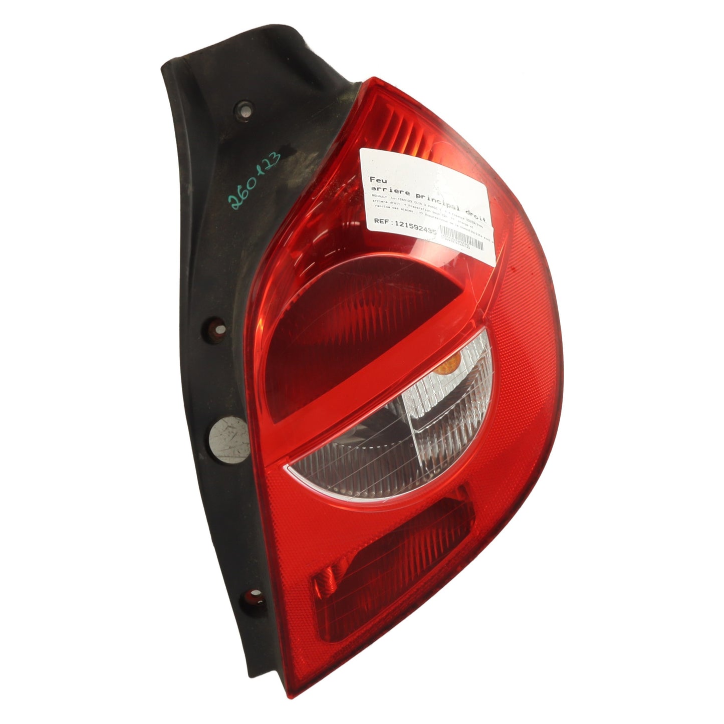 Feu arriere principal droit (feux) - RENAULT CLIO 3 PHASE 1