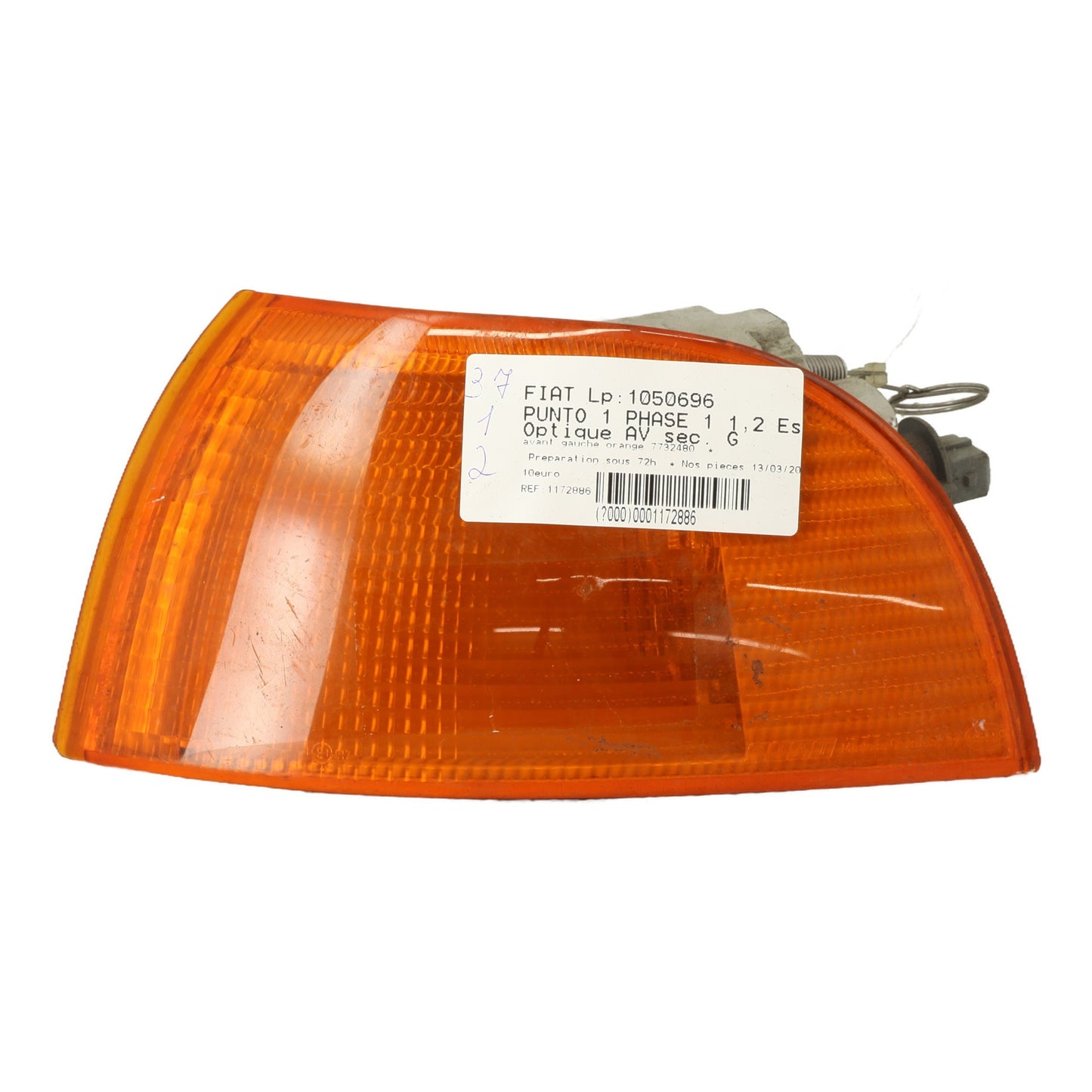 Optique avant secondaire gauche (feux)(clignotant) - FIAT PUNTO 1 PHASE 1