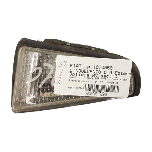 Optique avant secondaire droit (feux)(clignotant) - FIAT CINQUECENTO