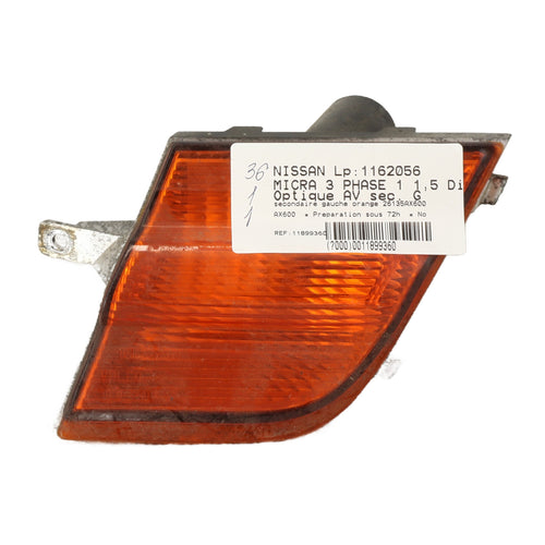Optique avant secondaire gauche (feux)(clignotant) - NISSAN MICRA 3 PHASE 1