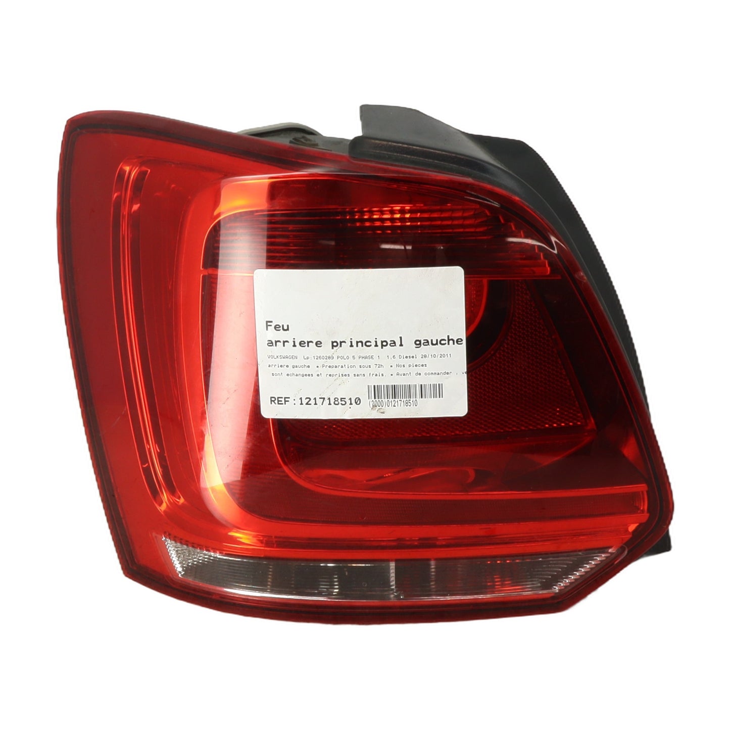 Feu arriere principal gauche (feux) - VOLKSWAGEN POLO 5 PHASE 1
