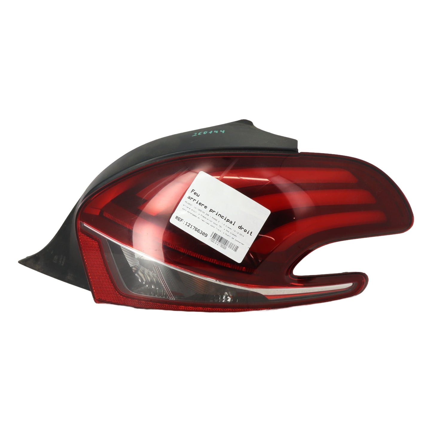 Feu arriere principal droit (feux) - PEUGEOT 208 1 PHASE 2